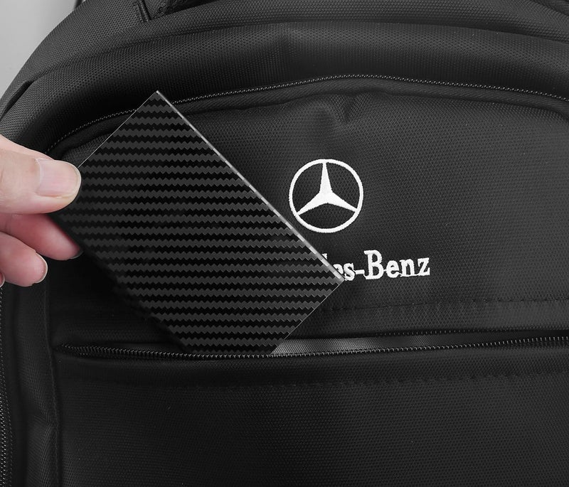 DMFLY Slim Minimalist Business Card Holder for Men & Women, Premium Metal Business Card Case, Pocket Name Card Holder, Buckle Style Shut, Classy Black - Image 2